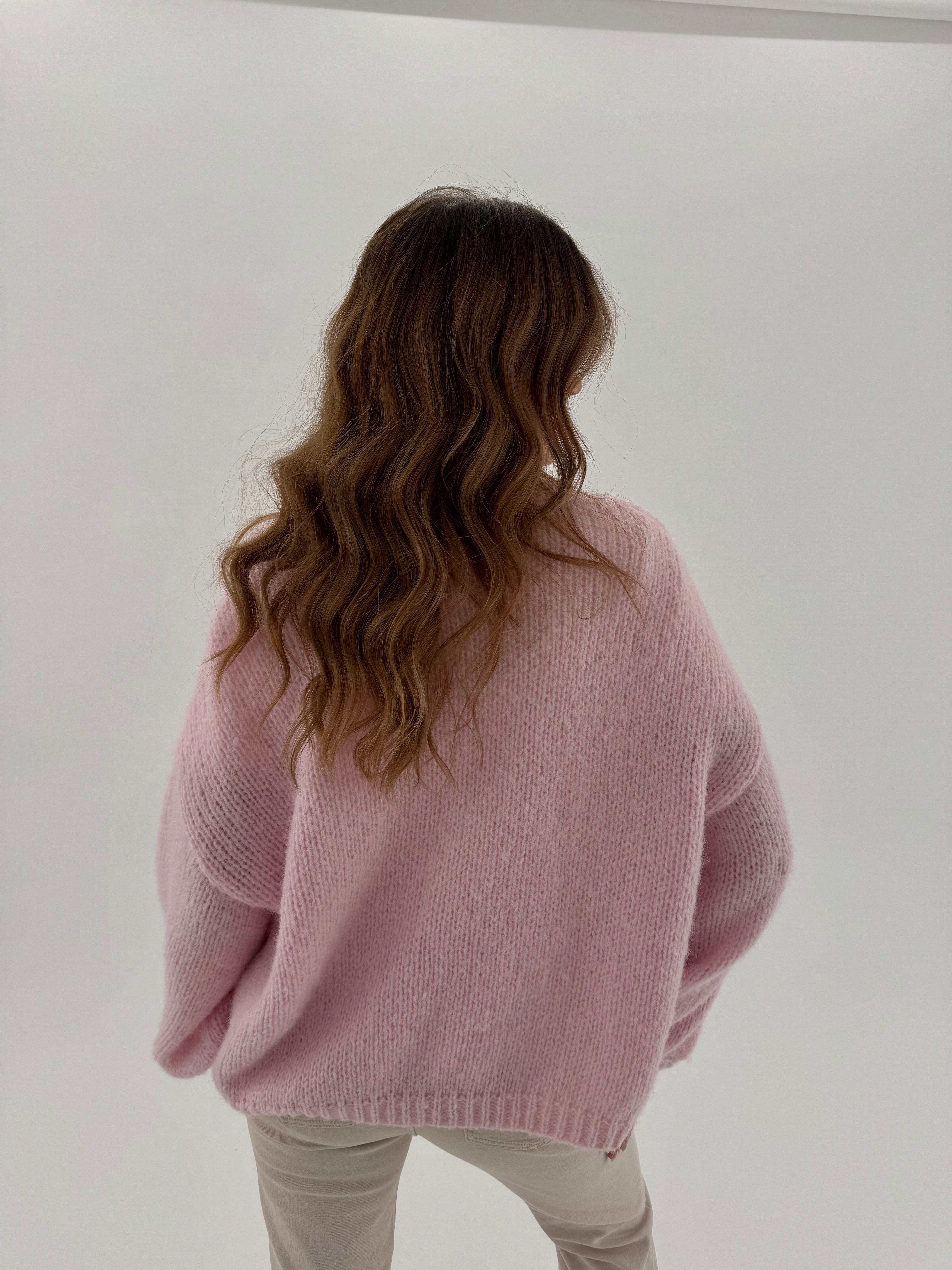 VMMAYBE Knit Cardigan - Parfait Pink